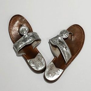 Silver Jack Rodgers Sandals